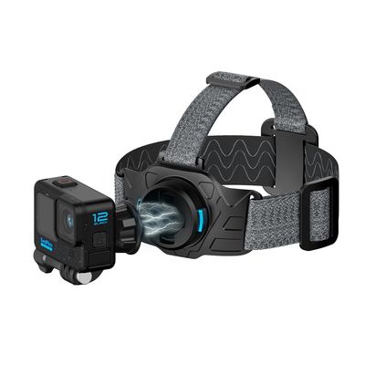 SUREWO Magnetic Head Strap Mount,Adjustable Head Belt Mount Compatible with Go pro Hero 13/12/11/10/9/8/7/6/5 Black,DJI Osmo Action 5 pro/4/3/2,Insta 360 and More