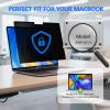 Phimoos Magnetic Privacy Screen Protector for MacBook Pro 16 inch (2021-2024, M1, M2, M3, M4, Pro, Max) - Anti Spy, Blue Light Blocking & Anti Glare Filter | Computer Monitor Privacy Shield view 4
