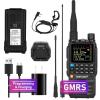 TIDRADIO TD-H3 GMRS Radio Handheld Long Range,Multi-Band Receiving Two-Way Radio,USB-C Programming & Charging,2500mAh Battery,AM/FM Reception,NOAA VOX SCAN,Walkie Talkie with Earpiece & 771 Antenna view 1