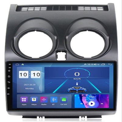 PLOKM 9 Inch Multimedia Player Android 12 Car Radio with Sat Nav for Qa-Shqai 2006-2013, Car in-Dash Navigation GPS Units Car Stereo Supports 4G 5G WiFi SWC Carplay Backup Camera M100S
