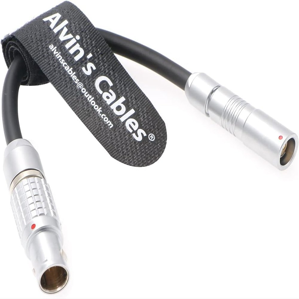 Alvin's Cables Alexa-Mini-EXT Run Stop Cable 3 Pin RS Female to 7 Pin Male for ARRI Alexa Mini Remote Boot Run Stop Conversion 10cm
