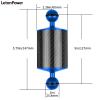 LetonPower Blue 5" Carbon Fiber Underwater Float Arm (2-Pack) - Ultralight Dual 1" Ball Buoyancy System for Diving Tray Video Lights & Strobes view 4