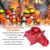 Outdoor Siren Strobe, Volume Adjustment High Brightness Sound Light Alarm for Factory (DC24V) view 2
