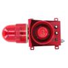 Outdoor Siren Strobe, Volume Adjustment High Brightness Sound Light Alarm for Factory (DC24V) view 3