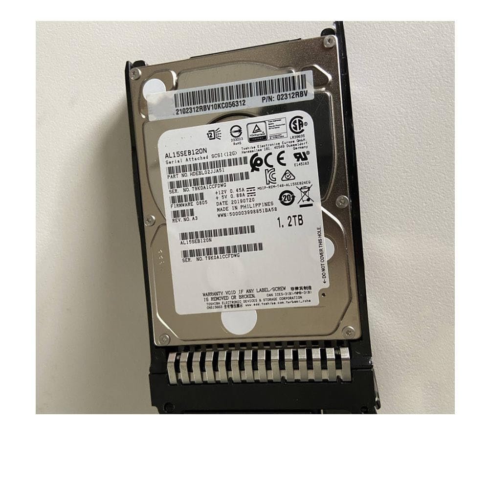 1.2TB for Server Hard Disk 02312RBV 02311HAN 02311NHV 1.2T 10K SAS 2.5"