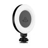 Andoer LED Video Light Mini Portable 360Rotatable Tri-Color 48 LED Beads with Cold Shoe Mount Compatible with Selfie Stick Camera Magic Arm view 1