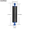 LetonPower Blue 10" Carbon Fiber Underwater Float Arm (2-Pack) - Ultralight Dual 1" Ball Buoyancy System for Diving Tray Video Lights & Strobes view 4