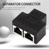 ALOEU 2 Port RJ45 Splitter Adapter LAN Network Ethernet Extender Connector Plug Lot 1pcs view 2