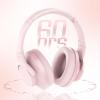 ZIHNIC Active Noise Cancelling Headphones, 60H Playtime Wireless Bluetooth Headset Low Latency-Pink view 4