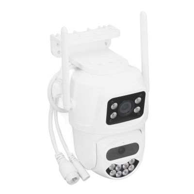 Pomya Security Camera, Smart Security Camera with Human Detection 110-240V Rotating for Courtyard (US Plug 100240V)