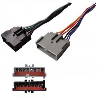 Car Stereo Radio Install Wire Harness -Made for Ford: 1986-1998 F150/F-150/F-250, 1986-1998 Mustang -No Factory External Amp/No Premium System