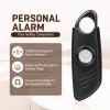 Coynor Personal Safety Alarm for Women  140dB Safe Sound Personal Alarm with Strobe Light, Personal Protection Siren Device for Women, Men, Children, Elderly in 5 Colors  2 Pack (Black) view 2
