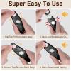 Coynor Personal Safety Alarm for Women  140dB Safe Sound Personal Alarm with Strobe Light, Personal Protection Siren Device for Women, Men, Children, Elderly in 5 Colors  2 Pack (Black) view 3