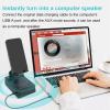 Fanlory Birthday Gifts for Men,Cell Phone Stand with Wireless Bluetooth Speaker and Antislip Base HD Surround Sound for Home with Bluetooth Speaker for Desk Compatible with iPhone,ipad (Black) view 3