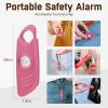 Coynor Personal Safety Alarm for Women  140dB Safe Sound Personal Alarm with Strobe Light, Personal Protection Siren Device for Women, Men, Children, Elderly in 5 Colors  2 Pack (Pink) view 4