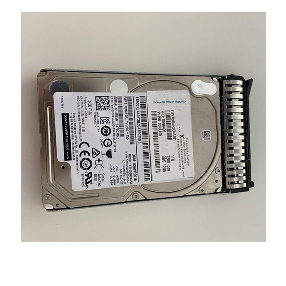 1TB for X3650 M5 X3550 M5 1T 7.2K 2.5 SAS 12Gb 00NA492 Server Hard Disk
