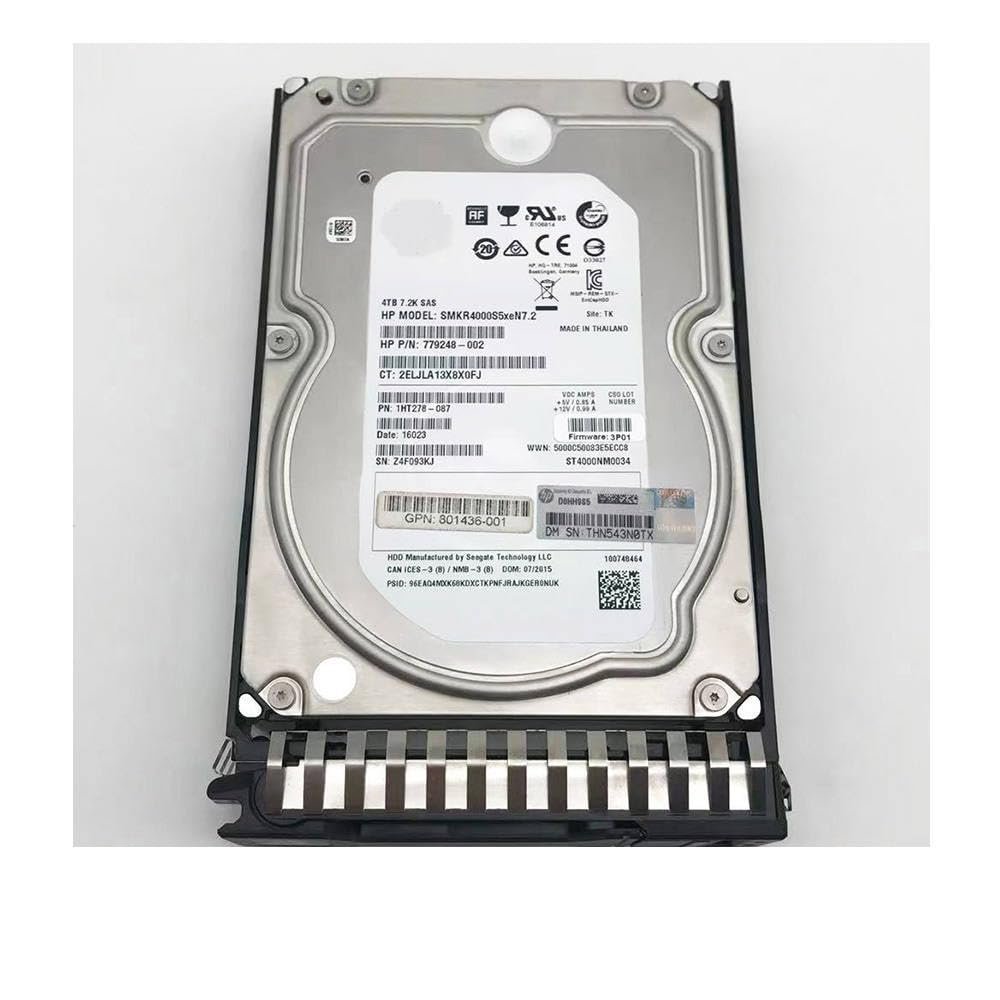 4T for K2Q38B 4TB 12Gb 7.2K SAS 3.5" 809601-001 3PAR 20000 Hard Disk