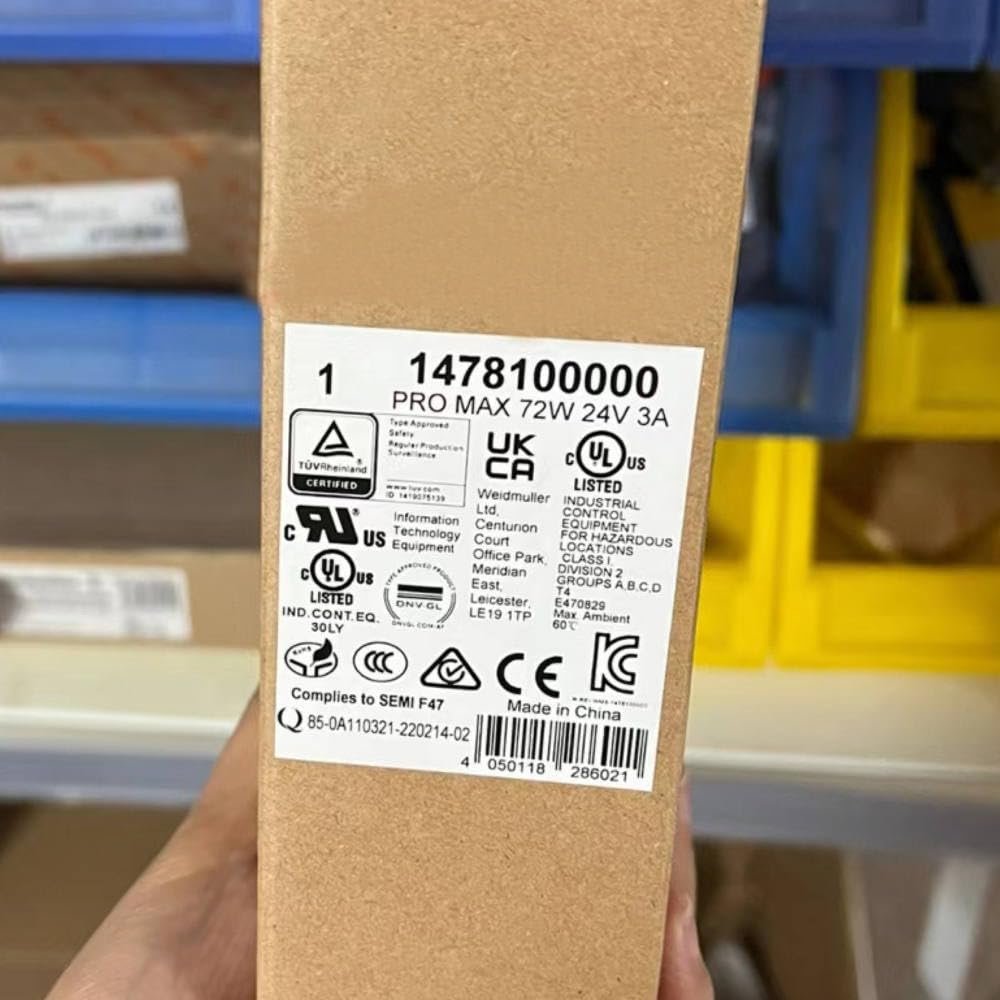 1478100000 for Switching Power Supply PRO MAX 72W 24V 3A