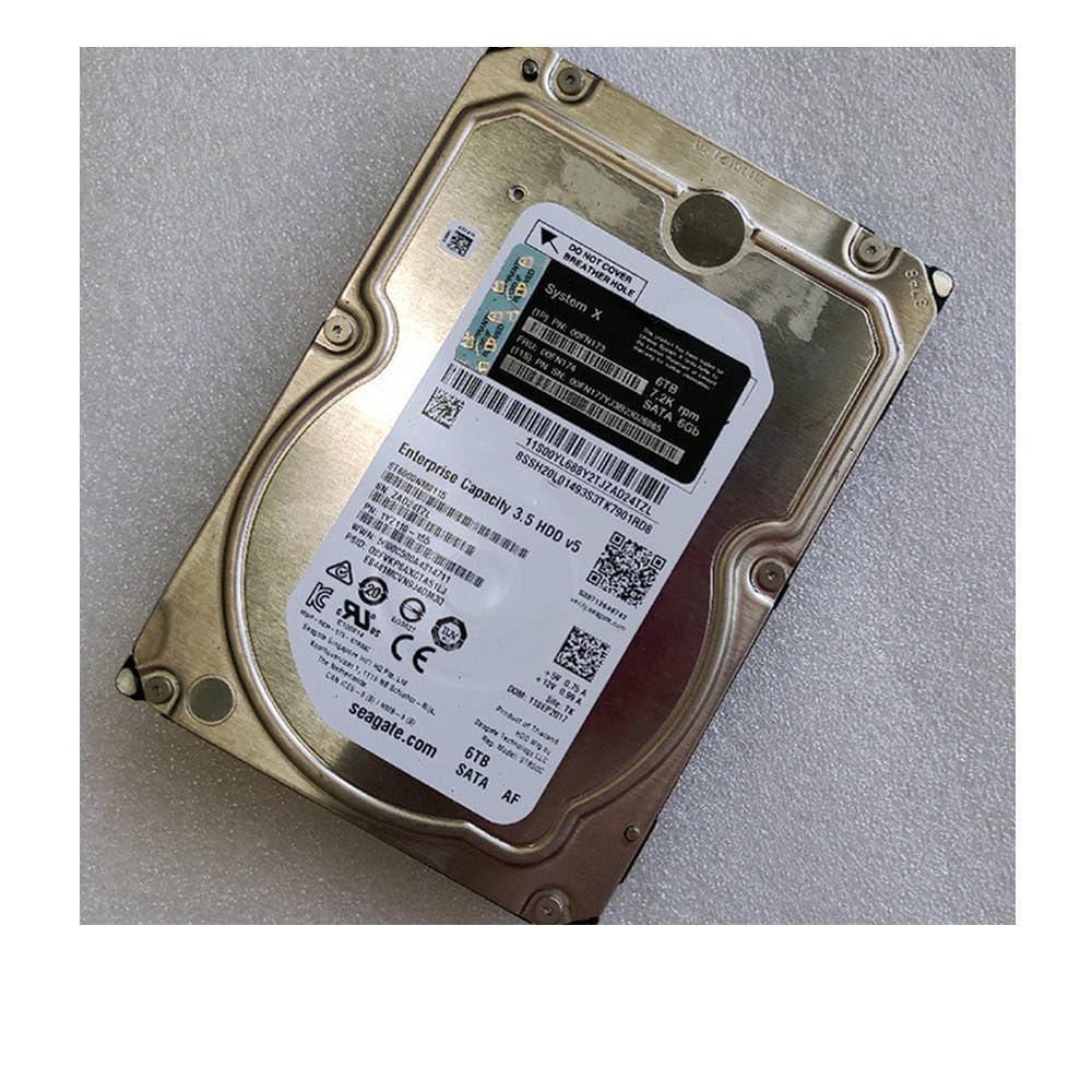 6TB for 3650 M5 SR650 00FN173 00FN174 7.2K SATA Server Hard Drive 3.5 Inch