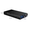 DLP Mini Portable Projector Home Theater 80 ansi Lumen 1080P, Black view 2