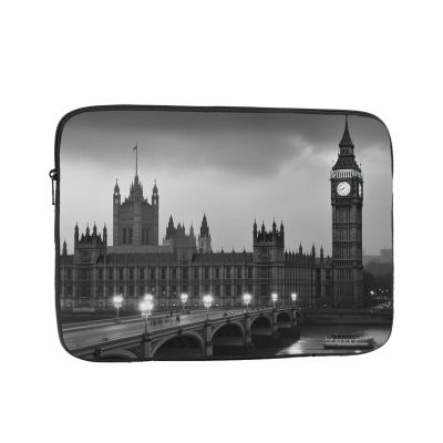 London Laptop Sleeve Case 15 inch Laptop Bag Shockproof Protective Notebook Case Computer Carrying Bag Case