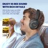EarFun Wave Pro Active Noise Canceling Headphones, Wireless Over Ear Bluetooth Headphones, LDAC Hi-Res Sound, 5 Mics AI Clear Call, 80H Playtime, Multipoint Connection, Comfort Fit, Custom EQ via App view 3