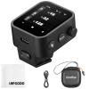 Godox X3-N Wireless Trigger for Nikon, TTL OLED Touchscreen 1/8000s HSS Flash Transmitter, Auto/Manual/Multi Flash, USB-C Charger for Nikon EOS Camera view 1