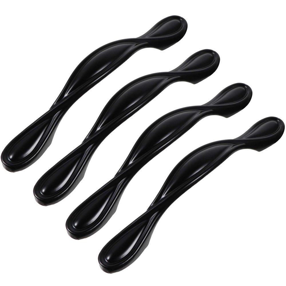 VoOqo Cupboard Handles,Handles for cupboards & Draws, 4pcs Cabinet Handles Kitchen Drawer Pulls Modern Wardrobe Pull Handles Drawer Knobs for Hotel Restaurant Home Decor