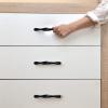 VoOqo Cupboard Handles,Handles for cupboards & Draws, 4pcs Cabinet Handles Kitchen Drawer Pulls Modern Wardrobe Pull Handles Drawer Knobs for Hotel Restaurant Home Decor view 3