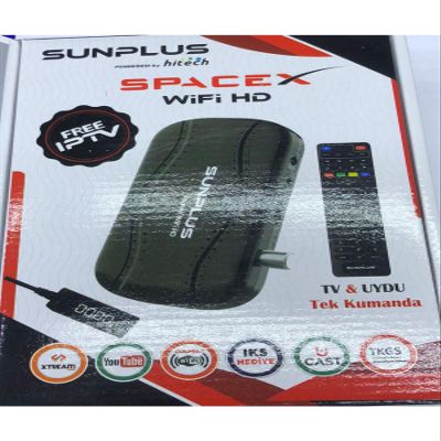 HiTech Sunplus Starlink Satellite Receiver with Crock-Free Built-in Wi-Fi Full Hd Cinema Pack - Smart Control