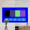 A10 Portable Mini Projector, Home Theater, Android 11, H713, BT, 5.2 dual WiFi, 6 LED HD 4K, 3D 200ANSI, 1080P, TV movie projector view 4