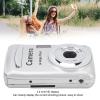 16M Digital Camera, 1080P Camera, Digital Point and Shoot Camera with 16X Zoom, Compact Small Camera for Boys Girls Teens Students, Auto Focus, 1/4 inch Screw, Gifts (Silver view 3