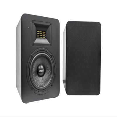 EARTHQUAKE SM6BT 6.5-inch Professional Studio Monitor Speaker Pair with 2-inch Ribbon Tweeter and Bluetooth Wireless v5.3 for Music Production and Mixing, 130W 2-Way, Matte Black