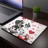DistinctInk Mouse Pad - 1/4" Foam Rubber - Valentine's Day Dalmatian Puppy view 3