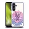 Head Case Designs Officially Licensed Micklyn Le Feuvre Cute Baby Elephant Animals Gel Case [Military Grade Protection] Compatible with Samsung Galaxy S24+ 5G and Compatible with MagSafe view 1