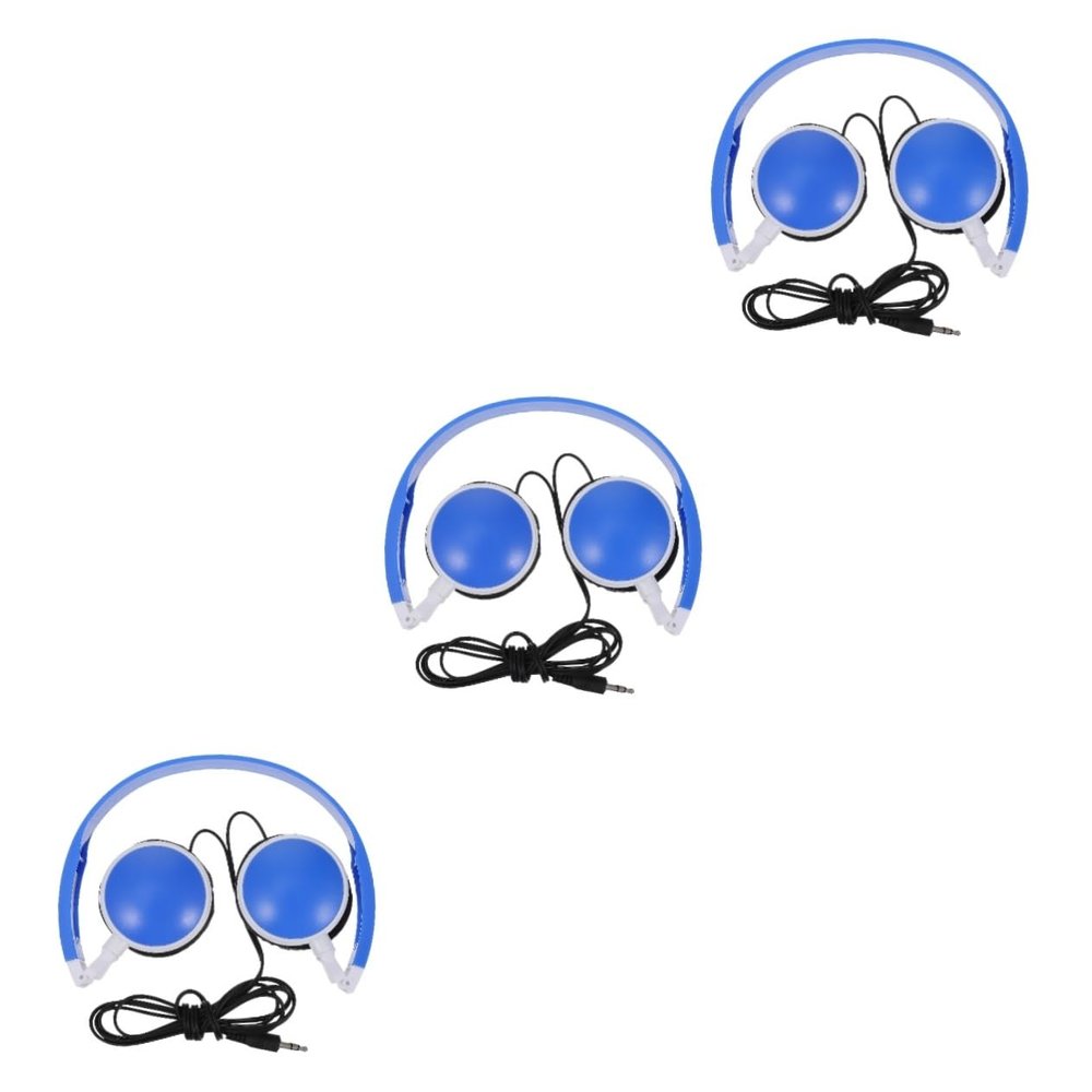 3 Pcs Boys Headphones for School Kids Headset Classrooms Student Earphones Wired Headphone for Children