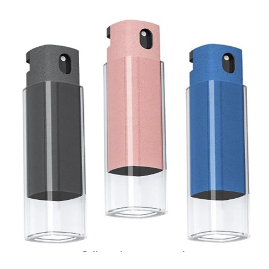 3-in-1 Multi-Function Screen Cleaner Spray: Anti-Fingerprint, Dust and Waterproof for Touchscreen Devices, Laptops, Phones, TV, Computer. Set of 3 Colors. (Blue Pink Black)