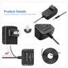 Latskrpk AC/DC Adapter Compatible for Tascam US-4x4 US-16X08 USB Audio Interface Power Supply Cord Cable PS Wall Home Charger Input: 100-240 VAC Worldwide Use Mains PSU view 4