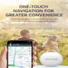 Bluetooth Tracker, Item Locator, Works with Find My App(Only iOS), IP67 Waterproof, Replaceable Battery, Anti Loss Device for Bag, Key, Luggage, Wallet (F6) (2*Black) view 4