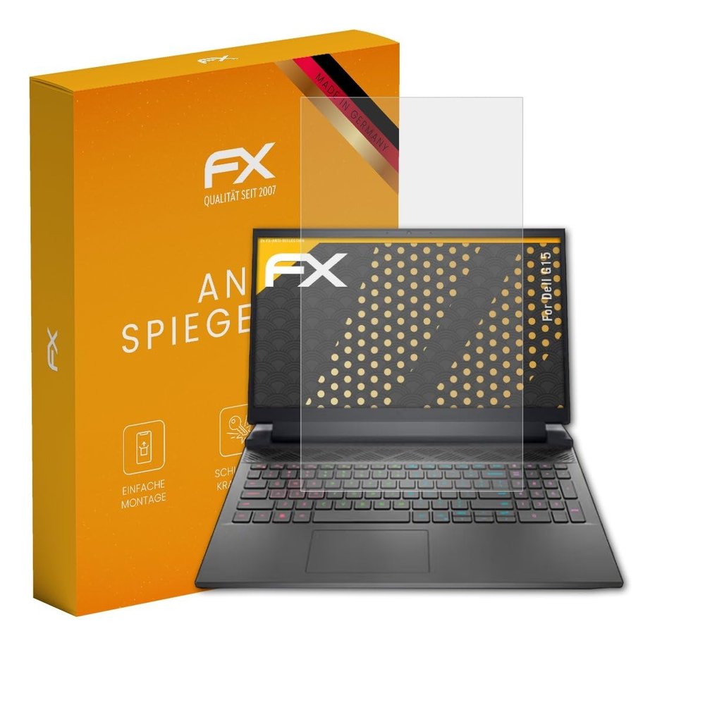 atFoliX Screen Protector compatible with Dell G15 Screen Protection Film, anti-reflective and shock-absorbing FX Protector Film (2X)