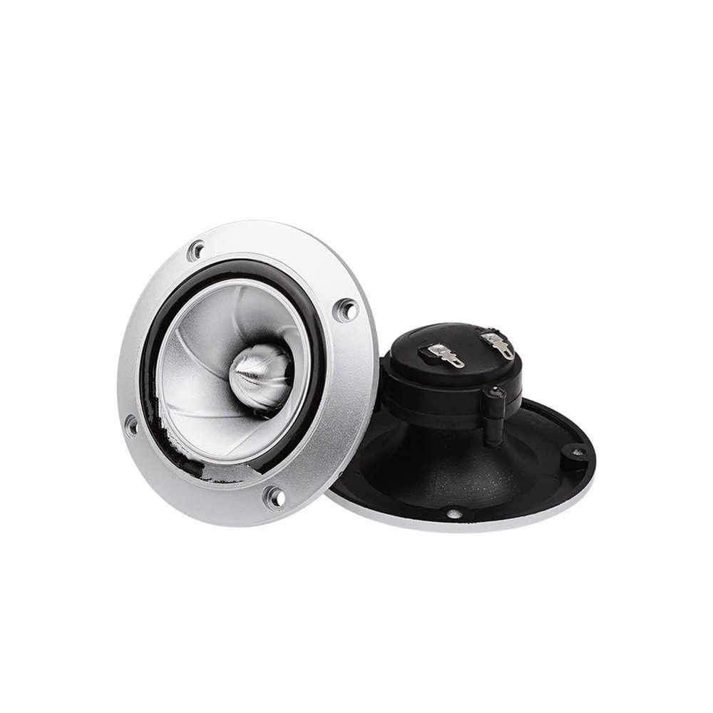 BbteK Element Tweeter Buzzer Tweeter 2 Pack Audio Tweeter Piezo Speaker 100W Horn Piezo Sound Speaker Driver Tweeter Buzzer Speaker DIY Home Theater Loudspeaker
