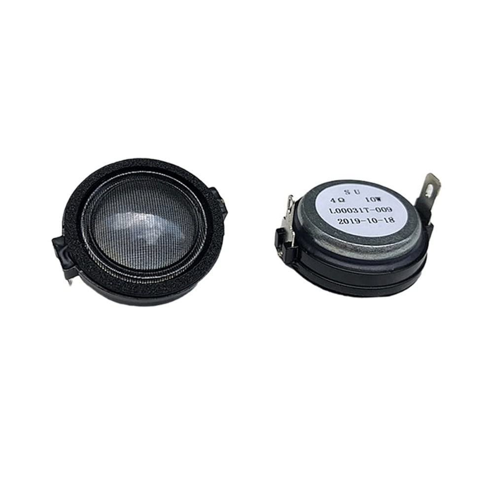 BbteK Element Tweeter 2pcs 0.75 Inch Tweeter Speaker Unit 4 Ohm 10W 20 Core Transparent Silk Film Tweeter Neodymium Treble Loudspeaker 31MM Loudspeaker