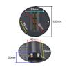 BbteK Element Tweeter 4 INCH Portable Ribbon Tweeter Aluminum Belt Treble Diaphragm Loudspeaker Ribbon Tweeter DIY 8OHM 15W 30W 2PCS Loudspeaker view 2