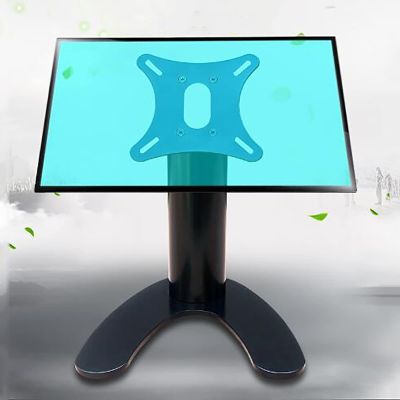 RonGQi tv Wall Mount Table Top TV Stand, 12-24 Inch TV Stand Mount with Bundle Wire Management, Tabletop TV Base for KTV Cashier/Hotel Cashier/Restaurant Order/Bank Counter