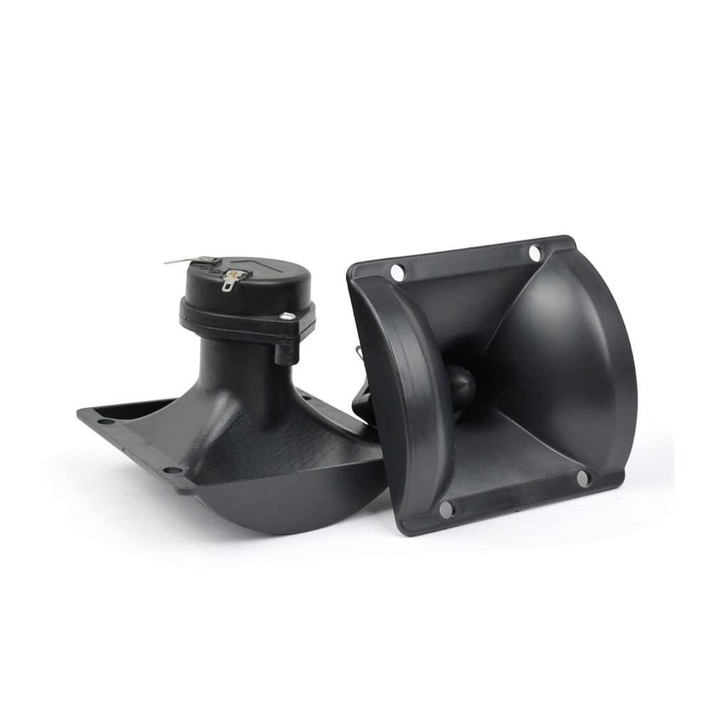 BbteK Element Tweeter Home Audio Speakers 2 Pieces Piezo Tweeter 87 * 87MM Speaker Tweeter Audio Speaker Piezo Tweeter Driver Head Loudspeaker
