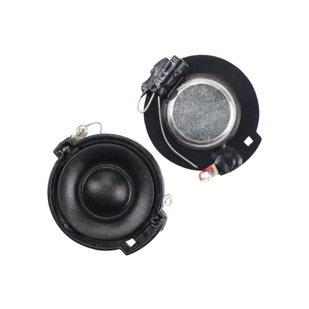 BbteK Element Tweeter 32MM Silk Film Treble Speaker Mini Tweeter Loudspeaker Cone Basin Neodymium Dual Magnetic 8Ohms 10W 2Pcs Loudspeaker