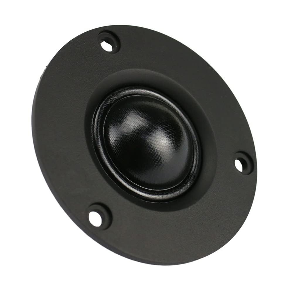 BbteK Element Tweeter 2.5 Inch Dome Tweeter Speaker Unit 8 Ohm 20W HiFi Treble Loudspeaker Silk Film Neodymium Home Theater for Bookshelf 2PCS Loudspeaker
