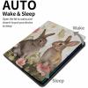 Case for iPad Pro 11 Inch Case 2020(2nd Gen) with Pencil Holder, Smart iPad Case Support Touch ID and Auto Wake/Sleep -Cute Bunny view 3
