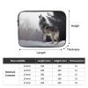 AdaNti Howling Wolf Laptop Sleeve Protective Case Water Resistant Shockproof Computer Bag Briefcase Carrying Cover for Travel Work 17 inch, Black, 10980 view 3
