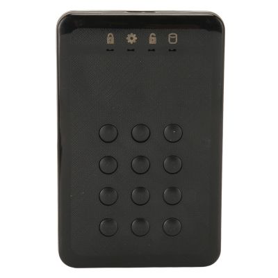 FOSA USB Encrypted Hard Drive Enclosure, 2.5inch USB3.0 SATA Password Access Hardware Encrypted Portable Enclosure